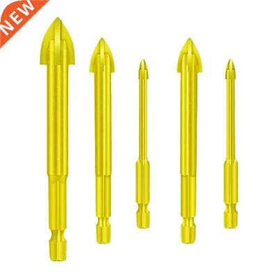 5PCS /4/5/6/7mm Hex Shank Tile Bits Glass Ceramic Concrete