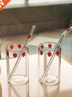 Fragola Carino Nordic Tazza di Vetro Creativo Tazza di