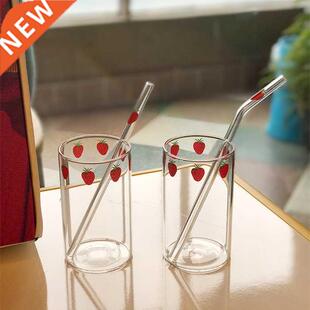 Fragola Carino Nordic Tazza di Vetro Creativo Tazza di