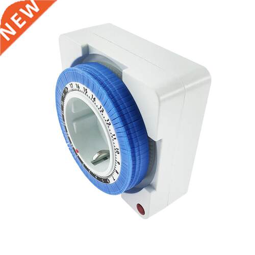 EU Timer Switch Timer 24 Hours Plug in Mechanical Grounded P