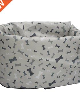 Portable Dog Car Carrier, Safety Pet Booster Seat Mat Crate