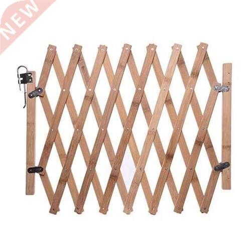 4-inch Wide 18-inch Tall Dog Gate Wood Pet Gate for House D