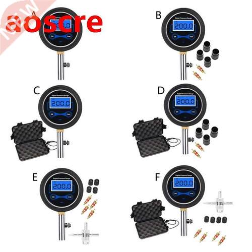 Car Bike Air Tire Inflator with Digital Pressure Gauge 200PS