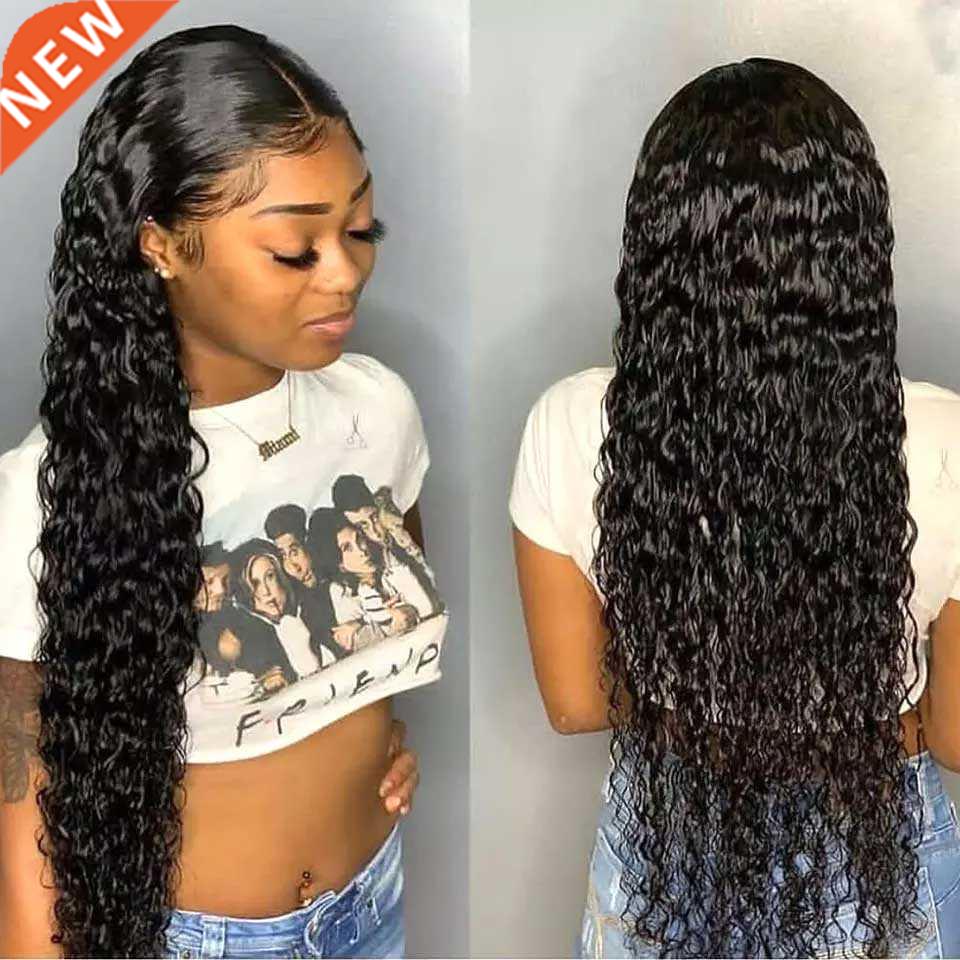 180% Water Wave Lace Front Wig HD Lace Frontal Wig Wet And W