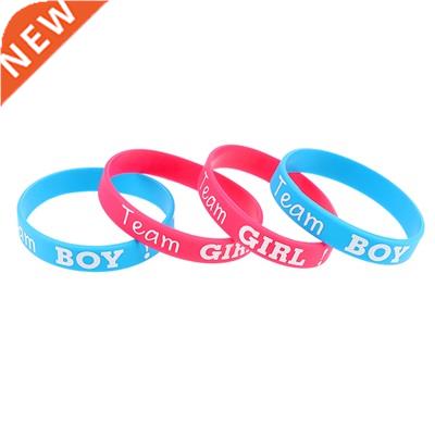 12pcs Gender Reveal Party Boy or Girl Team Bride Bracelet