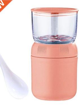 2 Tier Food Soup J Bento Box School Office Stainless