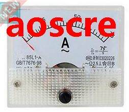 1PCS 85L1 75A AC Panel Meter Analog Panel Ammeter Dial Curre