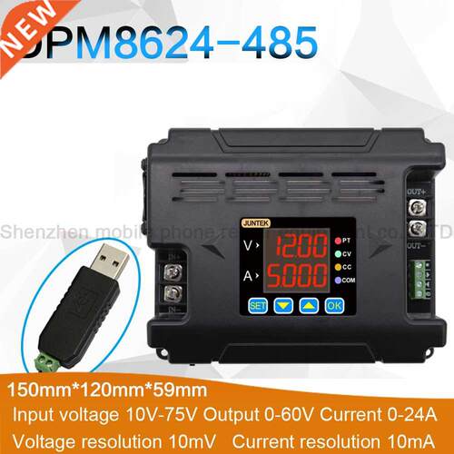 DPM8624-485 Programmable Digital DC Step-Down Power Supply