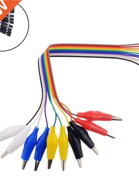 1 Set Alligator Test Clip to Female Wire Jumper Cable Bundl