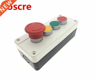 AC 240V A 40mm Red Mushroom Emergency Stop NC Latching Push