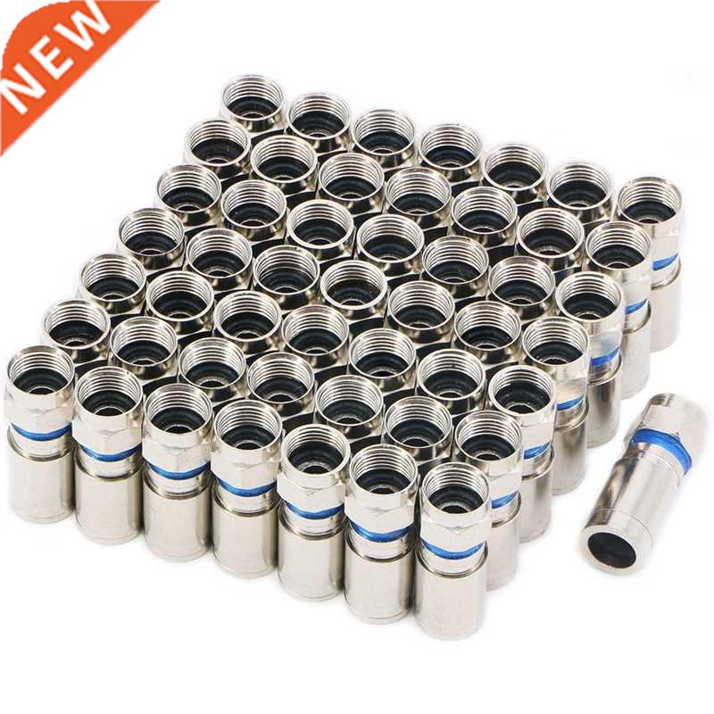 Compression RG6 F Connector Coax Coaxial Adapter Plug for Sa