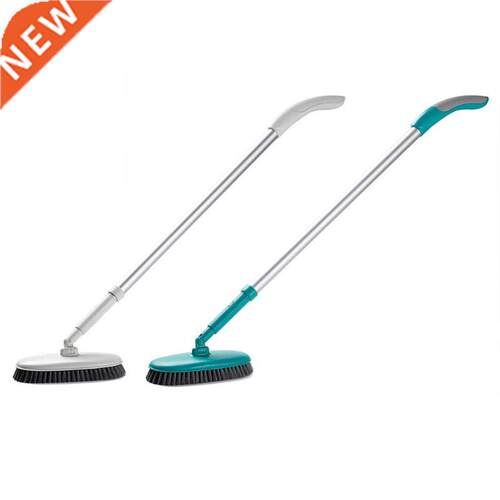 Rotary Retractable Floor Brush Bathroom Bristles Brush Long