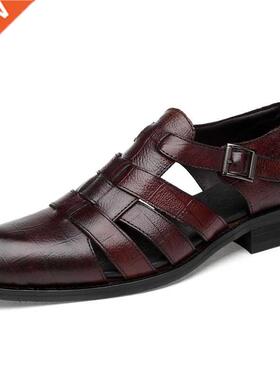 Italian style Fashion Genuine leather sandals for men Busine