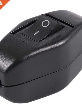 Black Bedroom On Off Button In Line Switch 6A/250VAC 10A/125