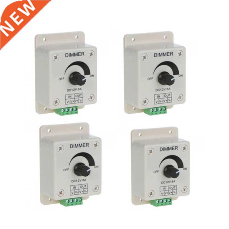 4pcs DC 12V Color Strips Controller Adjust For 5050 528 LED