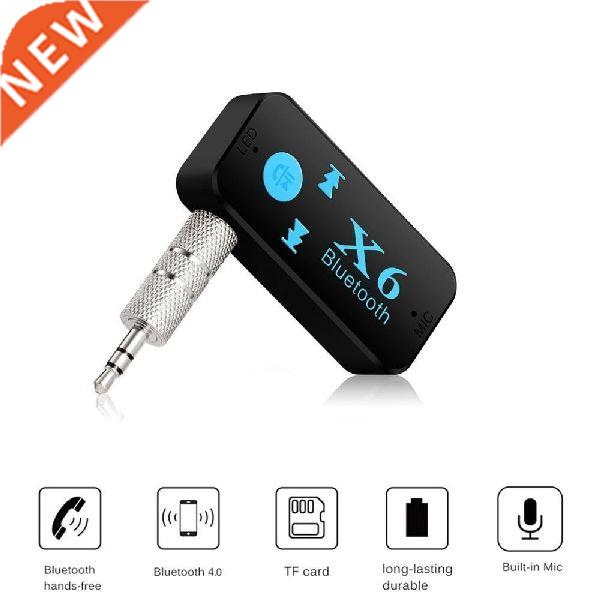 X6 Car Wireless Bluetooth Receiver 3.5mm AUX Hands Free Car