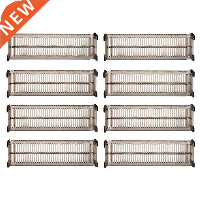 8 PCS Adjustable Drawer Dividers  Cabinet Storage Partiti