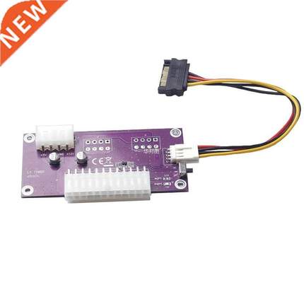 Desktop ATX 24Pin Dual PSU Power Supply Sync Starter Extende