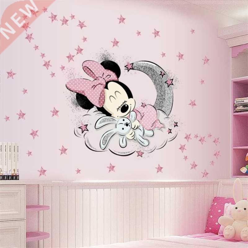 3D Cartoon Mickey Minnie Mouse baby home decals wall sticker