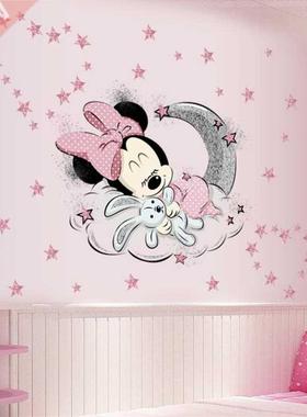 3D Cartoon Mickey Minnie Mouse baby home decals wall sticker