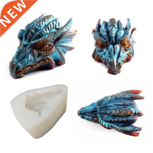 3D Silicone Mould Dragon Head Shape Sugar Craft Cake