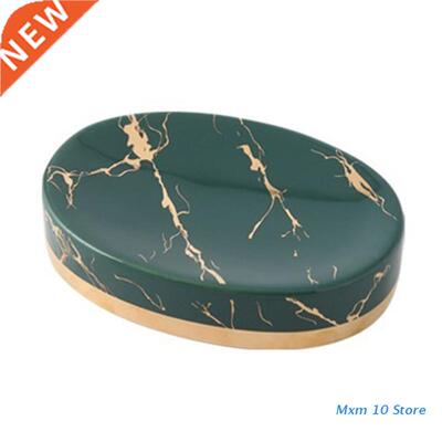 No Drilling Soap Dish Holder Ceramic Soap Sponge Holder for