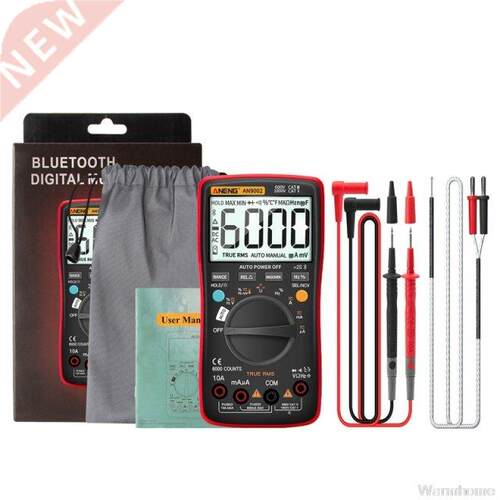 AN9002 Digital True RMS 6000 Counts Bluetooth Multimetro AC/