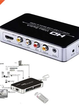 AV HDMI Mixed inputs HDMI Switcher with audio coaxial&am