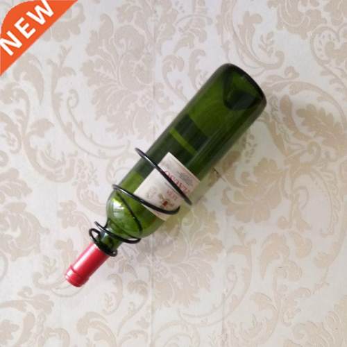 P82C Iron Wall Mounted Wine Bottle Rack Holder Display