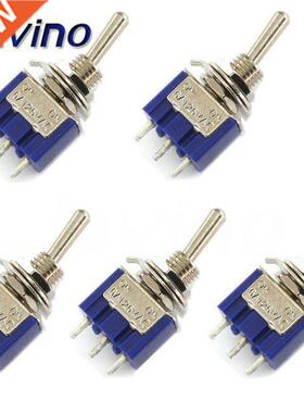 5Pcs AC ON-ON SPDT 2 Position Latching Toggle Switch 6A 125V