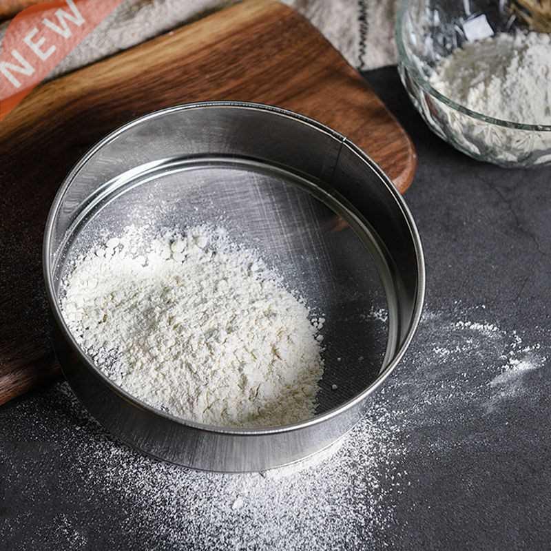Stainless Steel Fine Mesh Oil Strainer Flour Colander Sifter