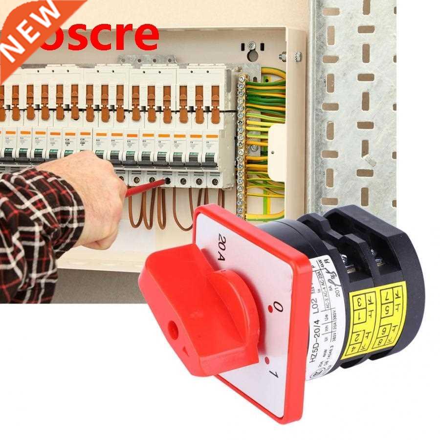 Electrc 3-Poston 6 Termnals Lockng Type Changeover Sele