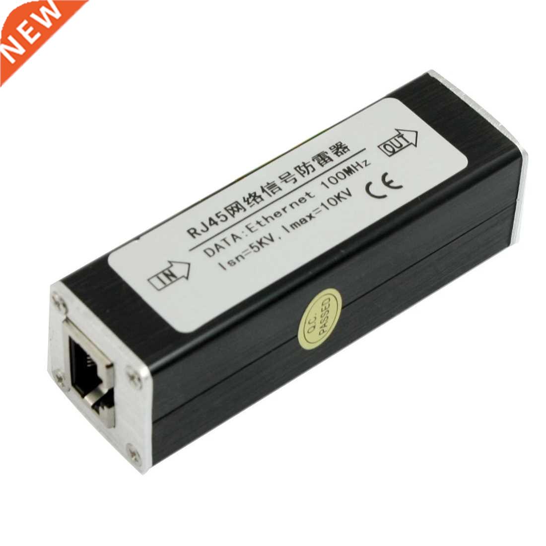 RJ45 Plug Ethernet Surge Protector Thunder Arrester 100MHz
