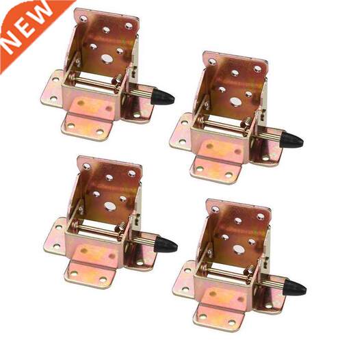 4Pcs/set Iron Locking Folding Table Chair Leg Brackets Hinge