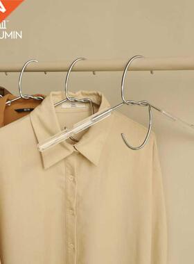 Original Silver Acrylic Cloakroom Non-Slip Clothing Hanger