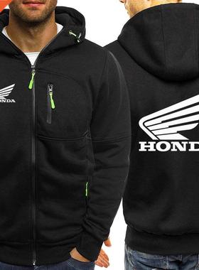 2021 Men's Honda Prntng Hoodes Ft Hooded Sweatshrt Outw