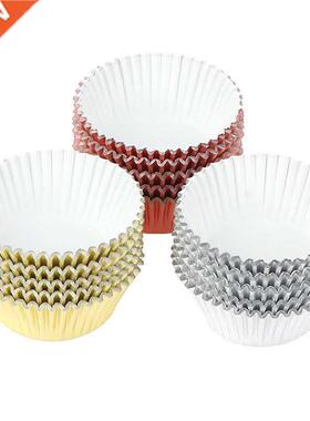 100PCS Egg Tart Molds Cake Paper Cup Cupcake Mold Reusable