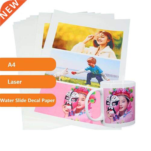 A4 Laser Clear White Water Slide Decal Transfer Paper Film