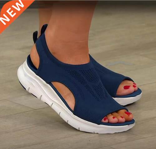 Women Summer Mesh Casual Sandals Ladies Wedges Outdoor Shall