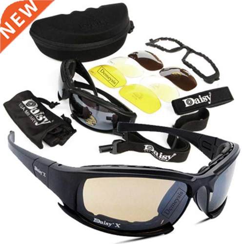 Daisy Tactical Polarized Glasses Military Goggles Army Sungl