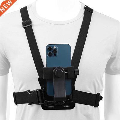 Mobile Phone Chest Mount Harness Strap Holder Cell Phone Cli