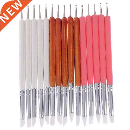5pcs/Set Silicone + Stainless steel Two Head Sculpting