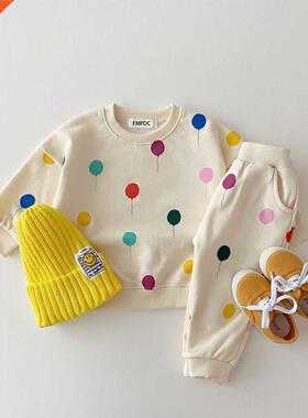 2022 Fashion Spring Toddler Baby Boys Girls Outfits Suit Cut