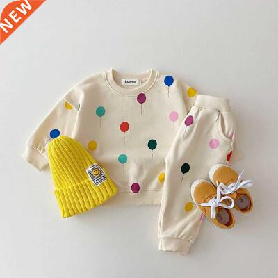 2022 Fashion Spring Toddler Baby Boys Girls Outfits Suit Cut