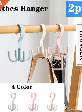 Rotated Hanger Hooks for Closet Organizer Plastic Hangers