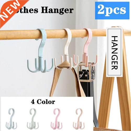 Rotated Hanger Hooks for Closet Organizer Plastic Hangers