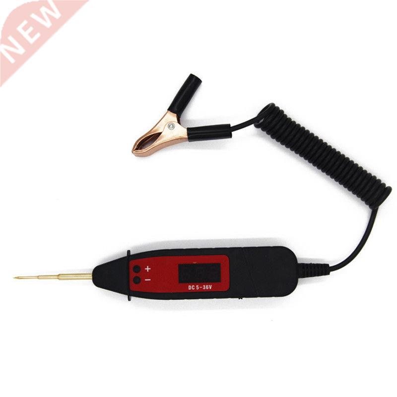 DC -6V Car LCD Digital Electric Voltage Test Pen With LED