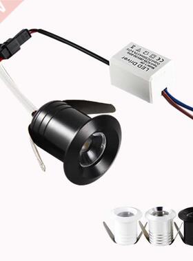Silvery/Black/White/Golden Mini LED Downlights 1W 3W 20mm 85