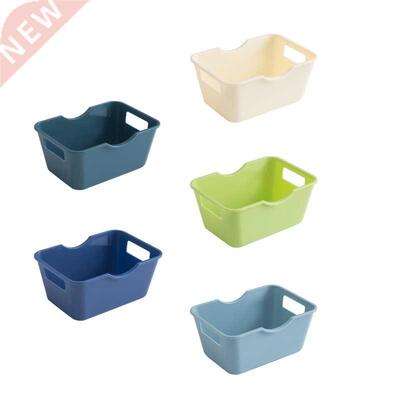 Cabinet Organizer Durable Storage Basket Bin with Handle Des