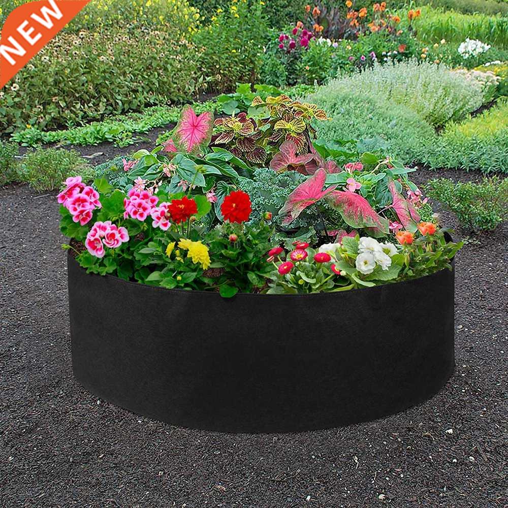 10/40/50/100 Gallons Fabric Garden Raised Bed Round Planting